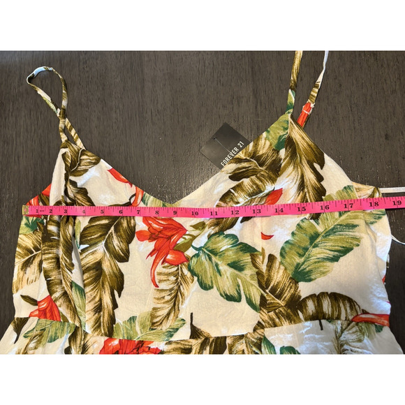NWT Forever 21 Women's Flower Print Summer Sundress Size 1X - Picture 6 of 8